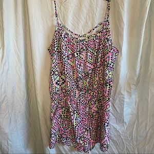 patterned romper